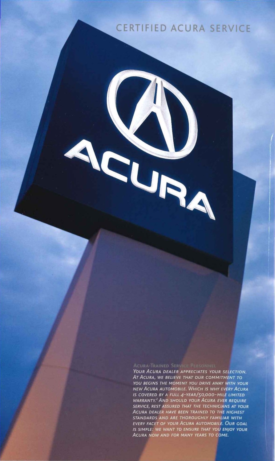 2002 Acura NSX Brochure Page 11